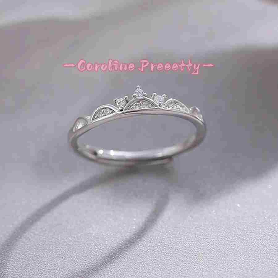 925 sterling silver crown ring