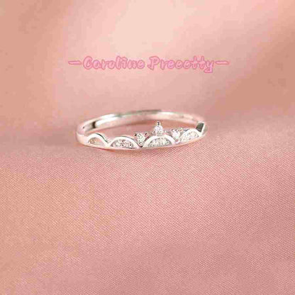 925 sterling silver crown ring