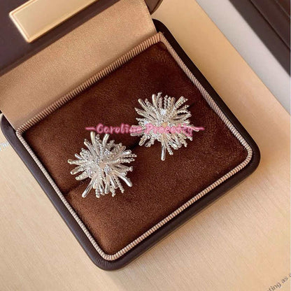 Dandelion stud earrings
