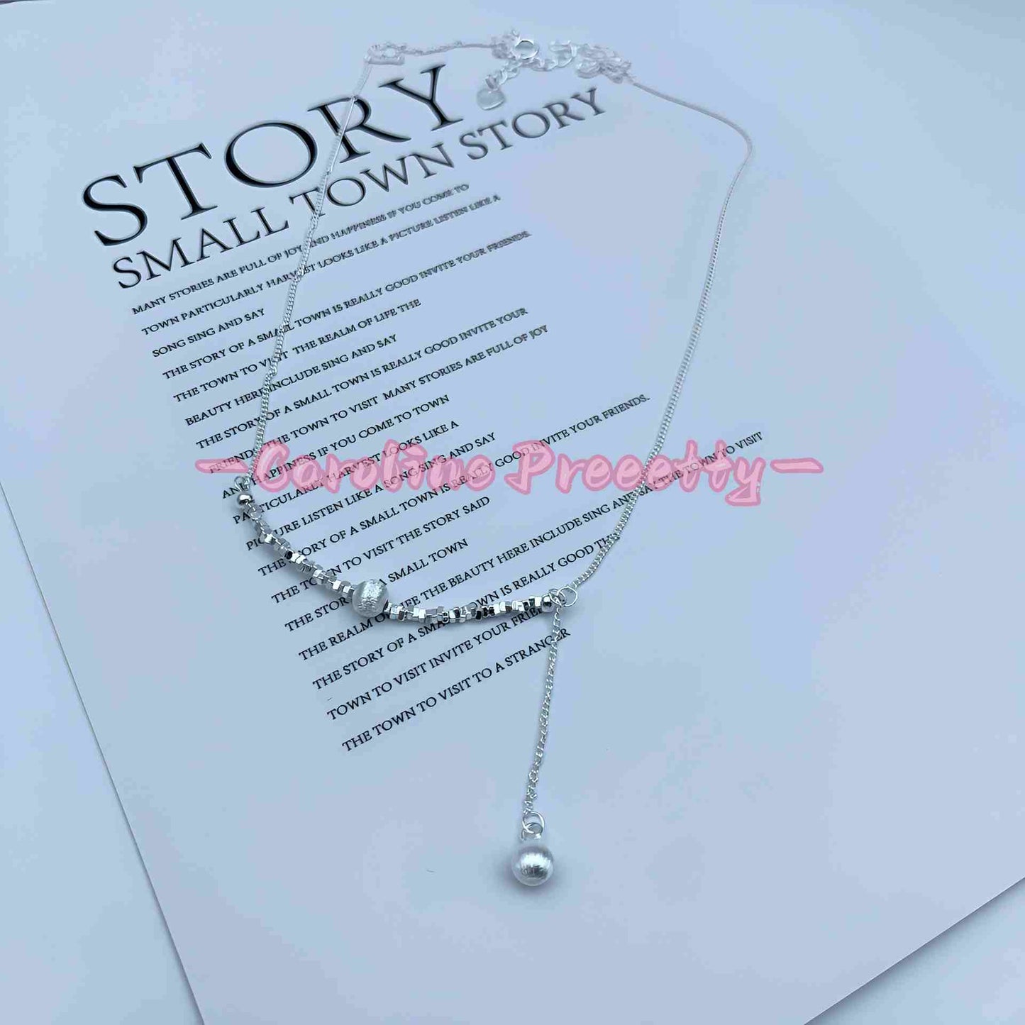 S925 sterling silver necklace