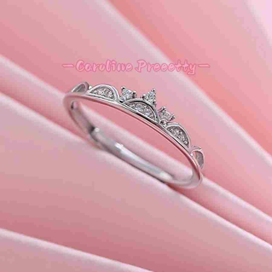925 sterling silver crown ring