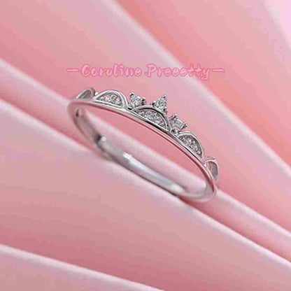 925 sterling silver crown ring
