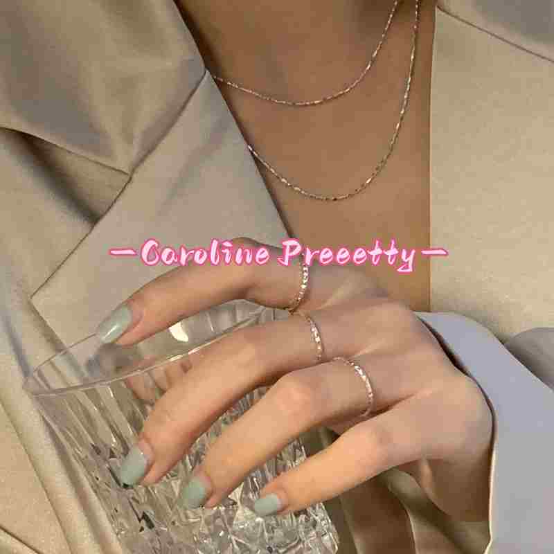 925 silver shimmering ring