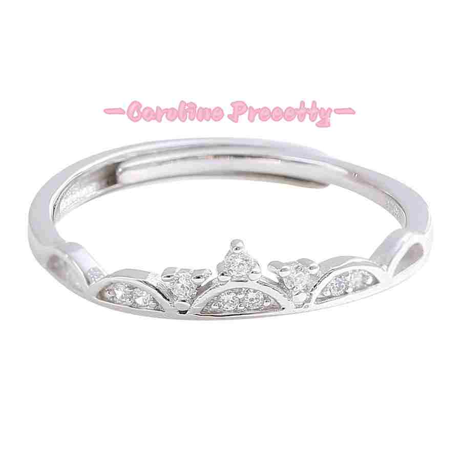 925 sterling silver crown ring