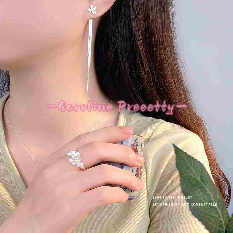 S999 pure silver elegant Gardenia series