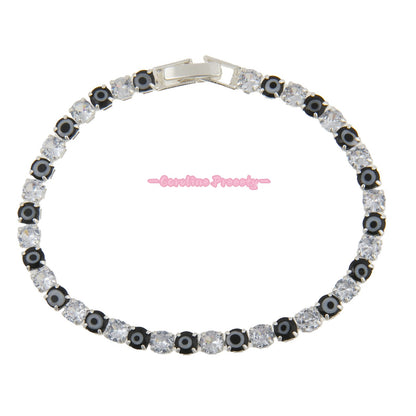 Cat's eye zircon colored bracelet