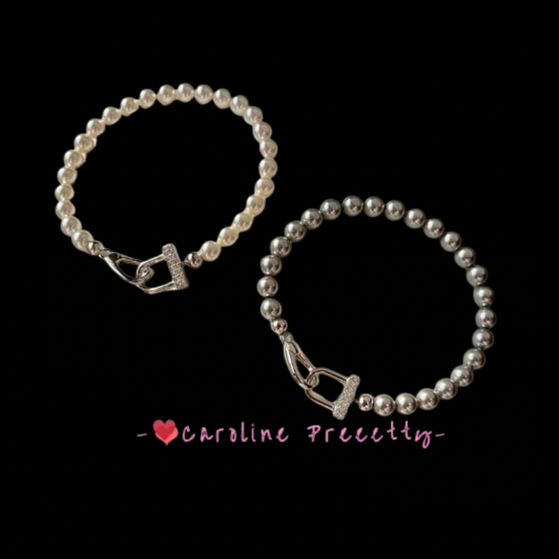 Exquisite, high-end, heavy industry, light luxury, simple and versatile, niche Shijia pearl bracelet
