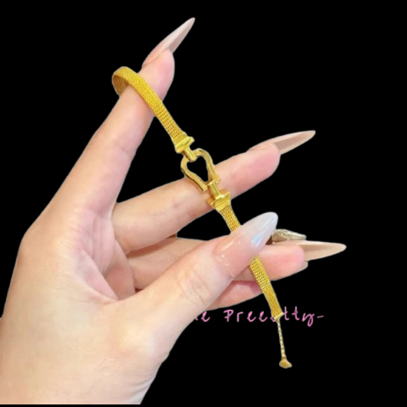 Milanese watch strap horseshoe buckle bracelet