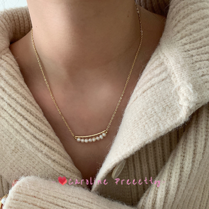 Baroque freshwater pearl necklace