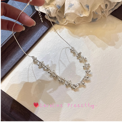 2025 New niche design sense High-end necklace for women, simple and versatile collarbone chain, new ins style collar necklace