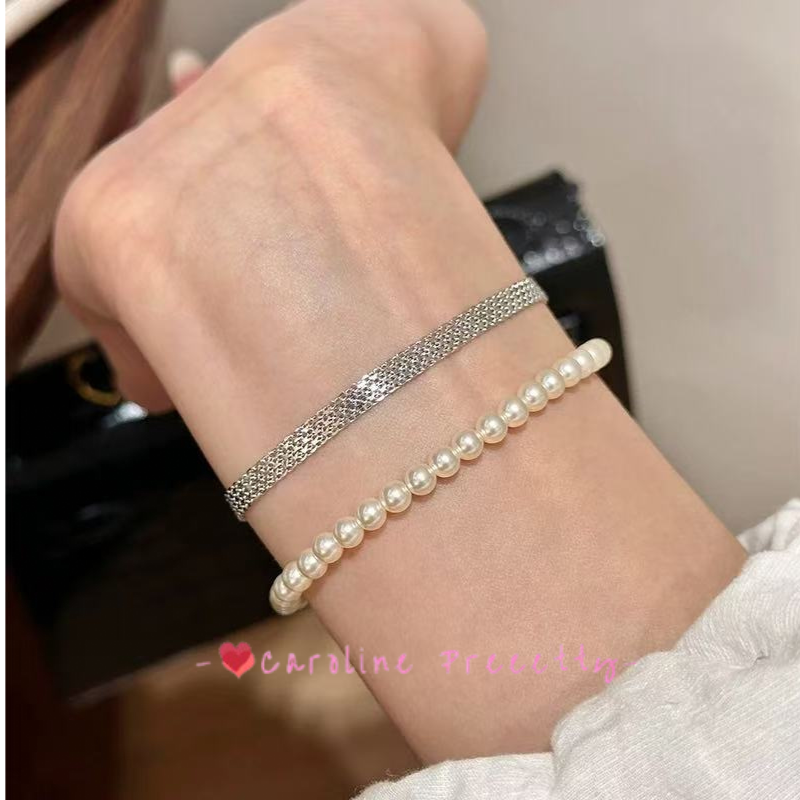 Milanese strap bracelet vintage ribbon bracelet