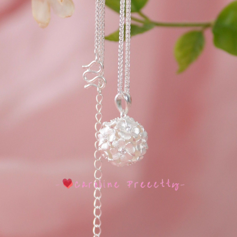 Hydrangea Necklace 2025 New style Chinese style