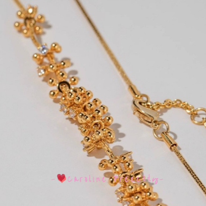 Light luxury style zircon choker necklace is a new best-selling and niche design collarbone chain for women