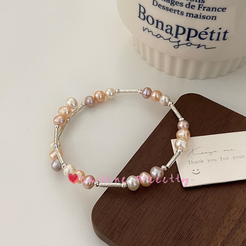 Fashionable natural freshwater pearl bracelet, light luxury style, high-end and elegant bracelet