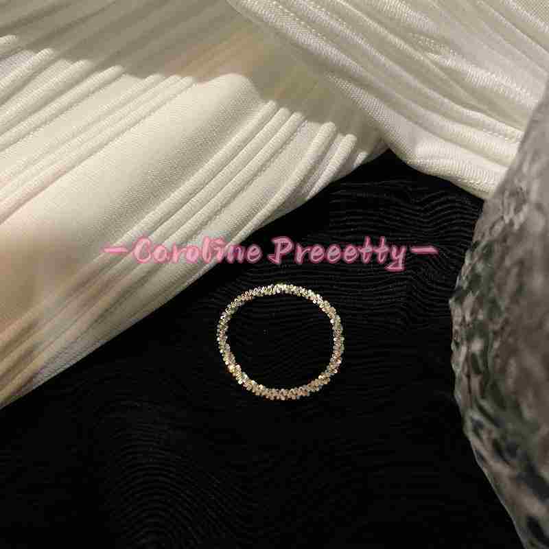 925 silver shimmering ring